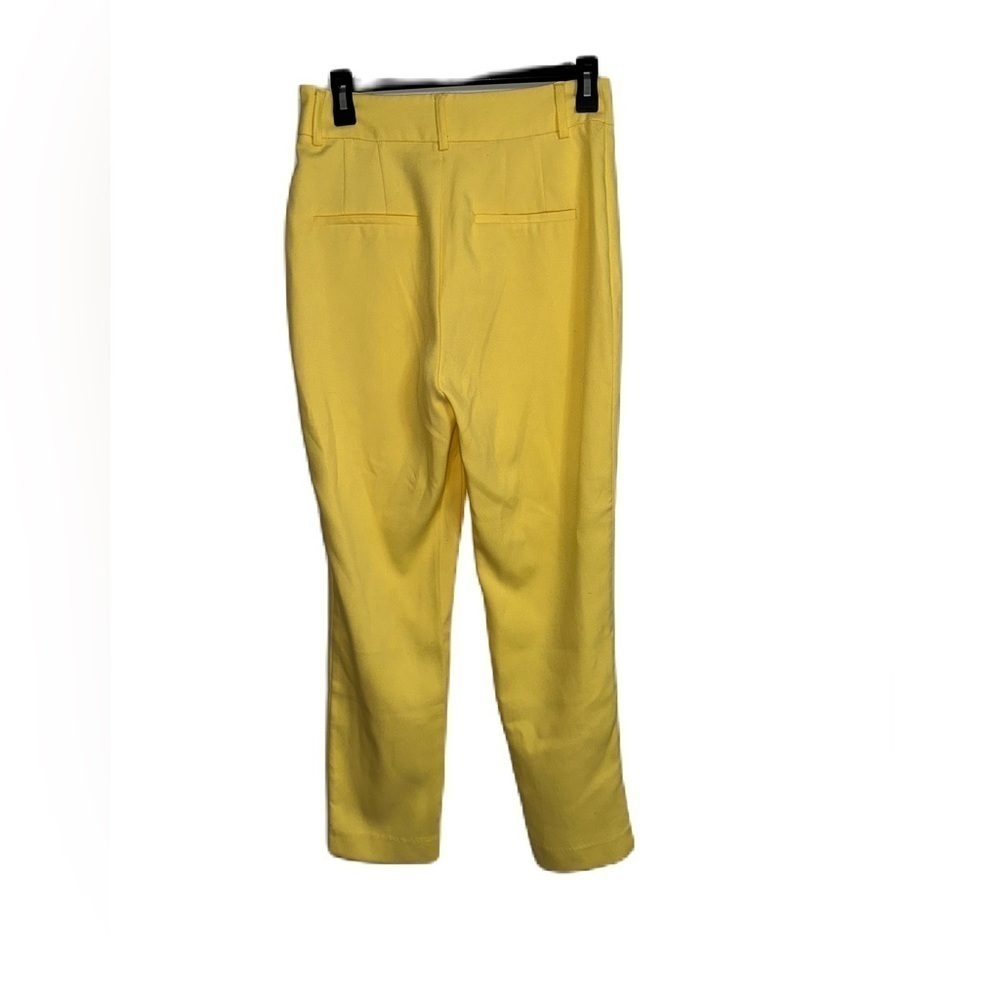 Women canary yellow dress pants size 6